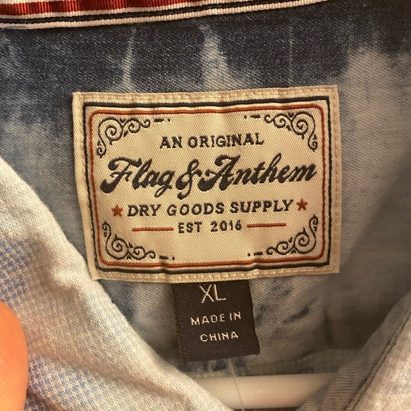 Flag and Anthem XL Shirt. New With Tags. Never Worn! - Picture 5 of 6